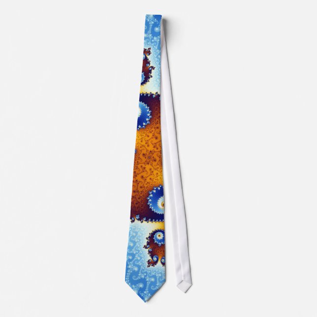 Julia Island Mandelbrot Set Tie (Front)