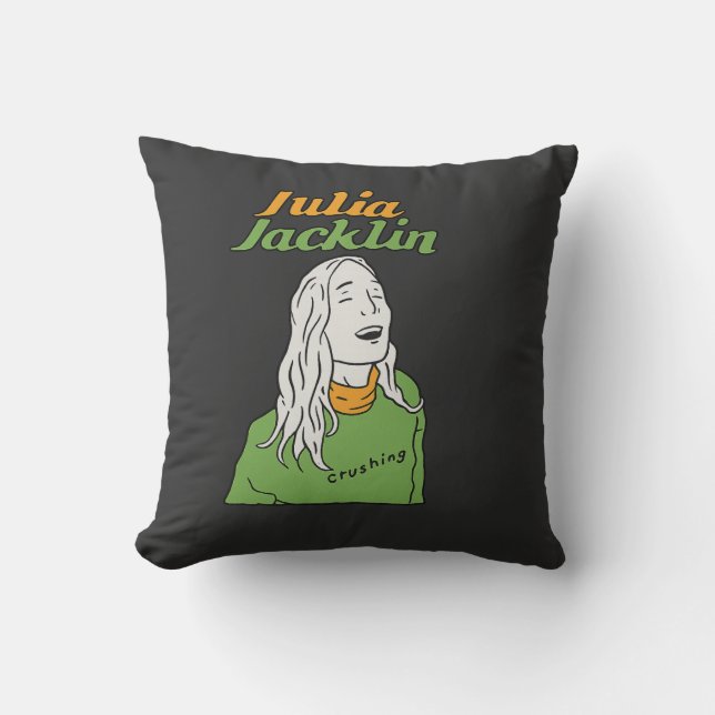 Julia Jacklin Throw Pillow (Front)