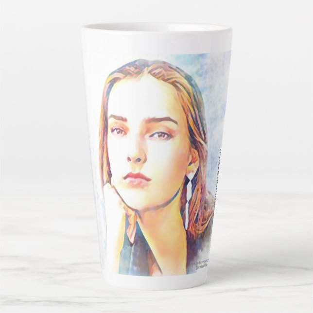 Julia  latte mug (Front)