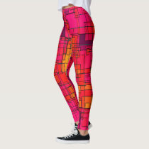 Purple Spider Web Leggings