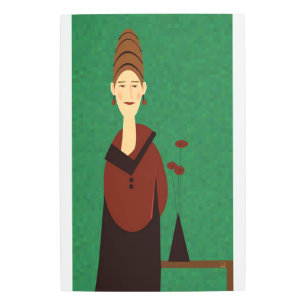 Julia modern digital poster art
