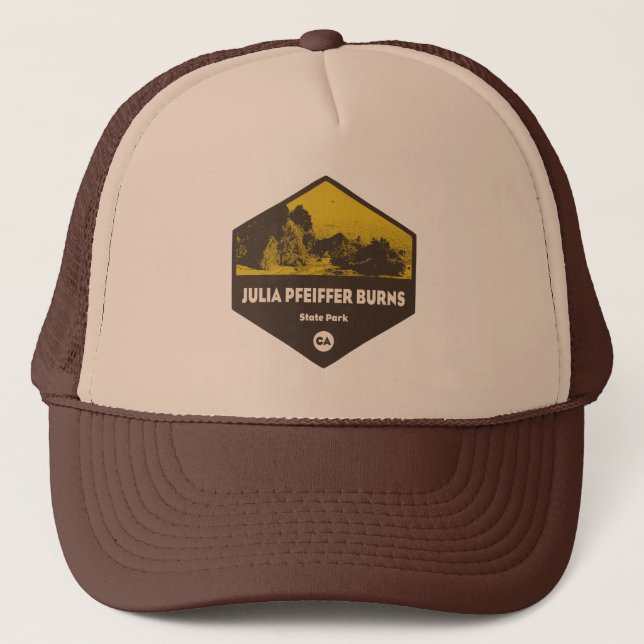 Julia Pfeiffer Burns State Park California Trucker Hat (Front)