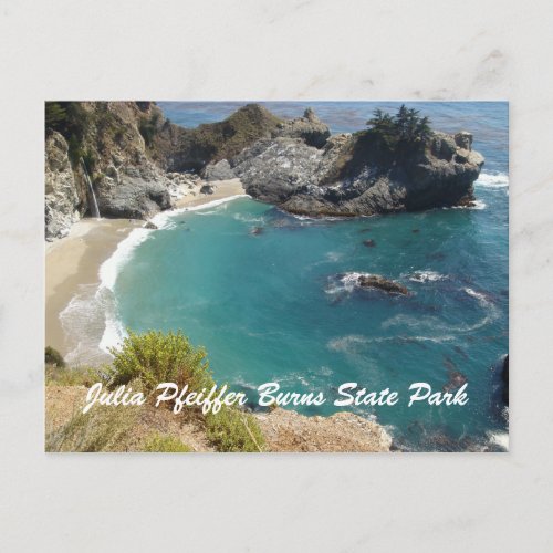 Julia Pfeiffer Burns State Park Postcard