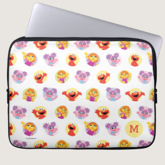 Julia & Sesame Street Friends Pattern Laptop Sleeve