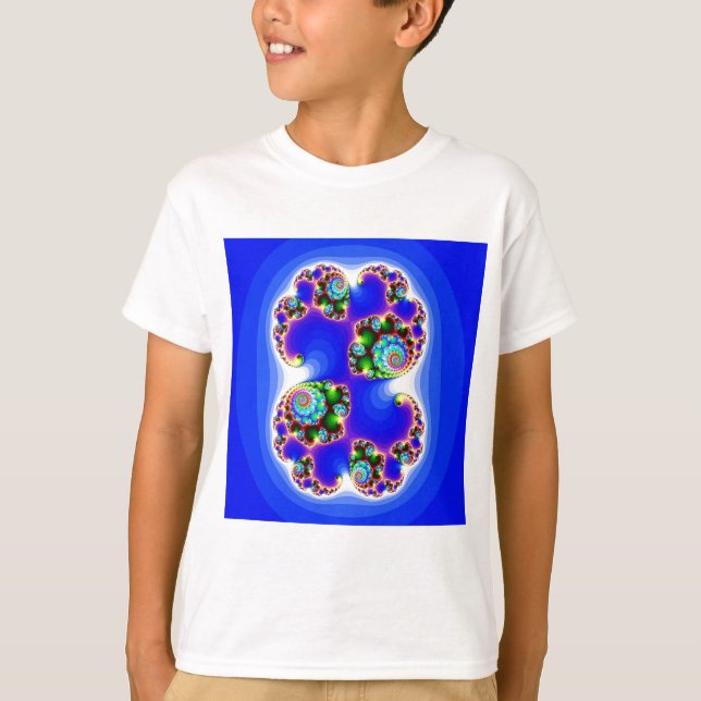 Julia Set Mandelbrot Set Fractal Geometry T-Shirt (Front)