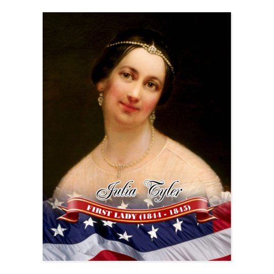 Julia Tyler, First Lady of the U.S. Postcard | Zazzle.com