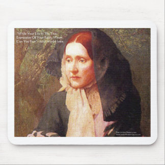 Julia Ward How Faith/Fear Quote Gifts Tees Cards Mouse Pad