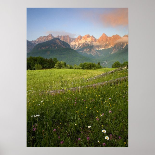 Julian Alps View Poster (Front)