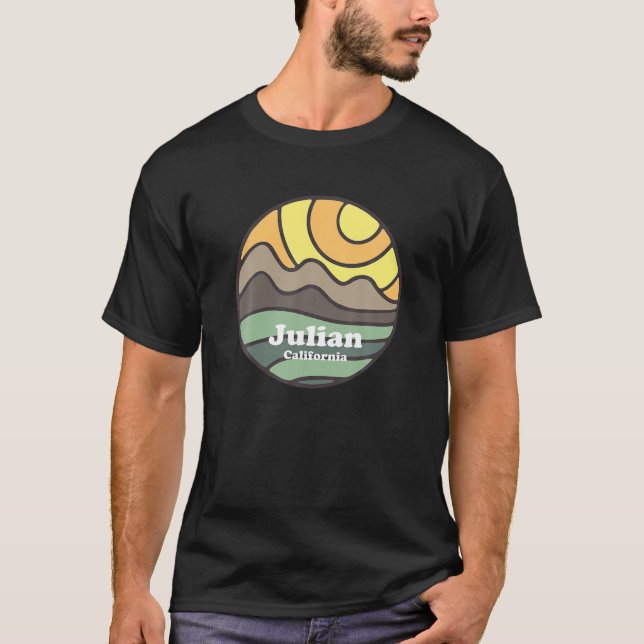 Julian California Mountains CA Vacation Souvenir T-Shirt (Front)