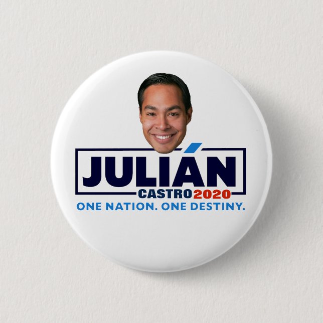 Julian Castro 2020 Button (Front)