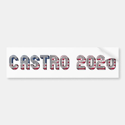 Julin Castro Democrat Presidential Candidate 2020 Bumper Sticker