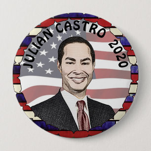 Julian Castro for President 2020 Election Support Button