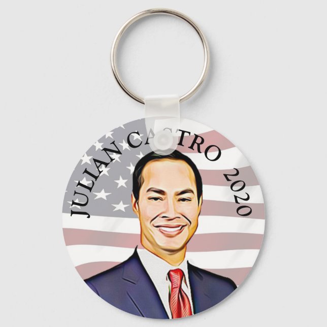 Julian Castro for President 2020 Election Support Keychain (Front)