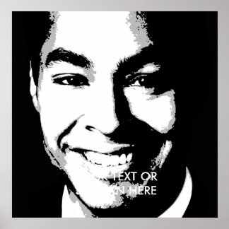 Julian Castro Ink Art Poster