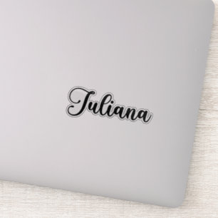Juliana Name - Handwritten Calligraphy Sticker