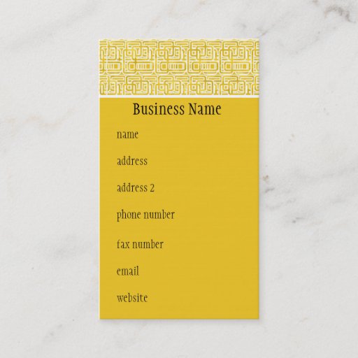 Customizable Julianna Business Card
