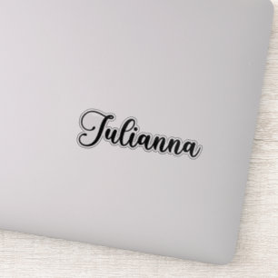 Julianna Name - Handwritten Calligraphy Sticker