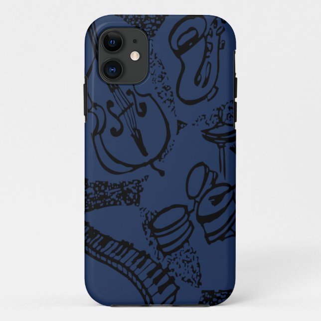 Julian's iJazz Theme Case-Mate iPhone Case (Back)