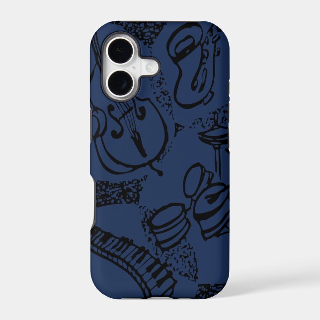 Julian's iJazz Theme Iphone Case (Back)