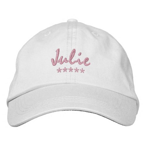 Julie Name Embroidered Baseball Cap