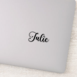 Julie Name - Handwritten Calligraphy Sticker