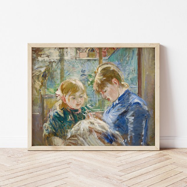 Julie with Her Nanny | Berthe Morisot Poster (Creator Uploaded)