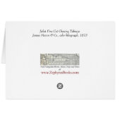 Juliet Chewing Tobacco Cards (Back Horizontal)