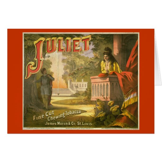 Juliet Chewing Tobacco Cards (Front Horizontal)