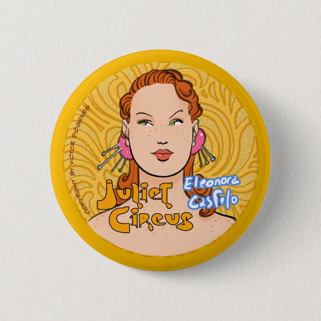 Juliet Circus - Eleonora Castelo Button (Front)