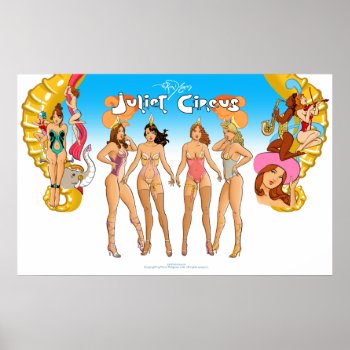 Juliet Circus Girls Poster by JulietCircus at Zazzle