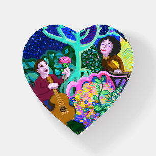 Juliet dreaming of romance Paperweight