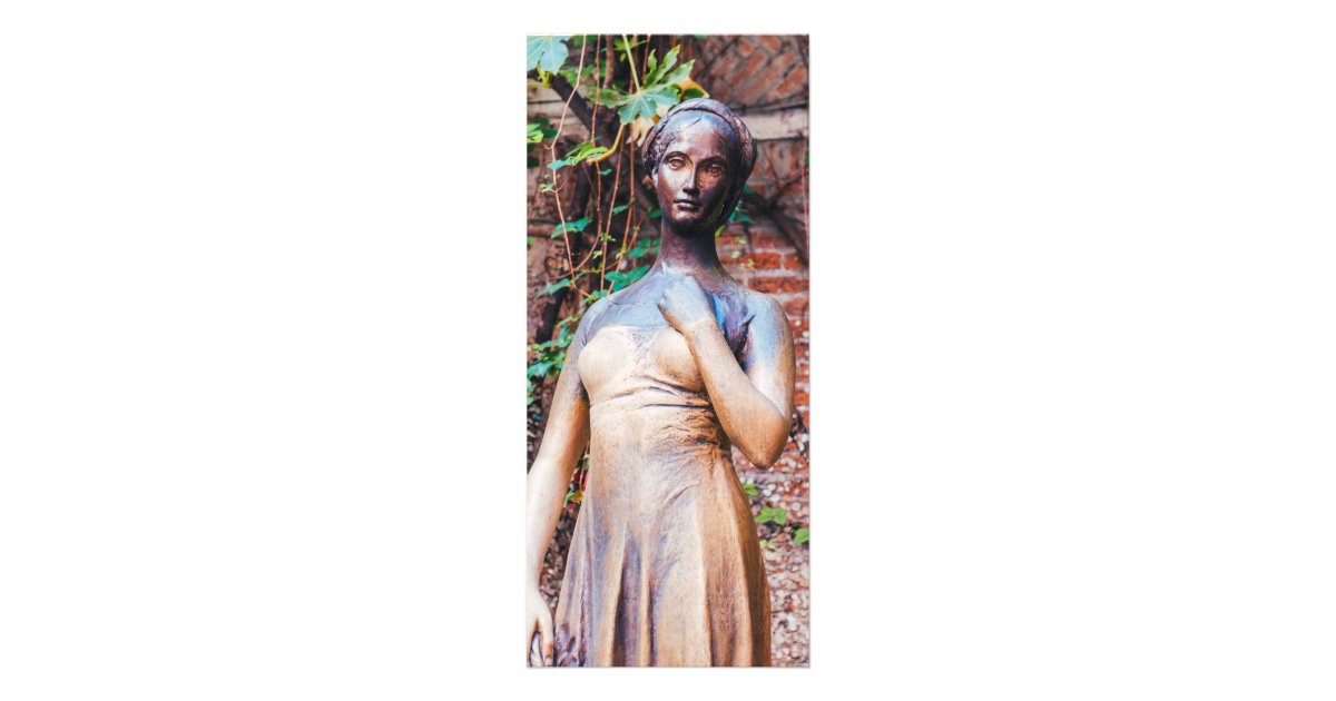 Juliet statue,Verona,Italy Rack Card | Zazzle
