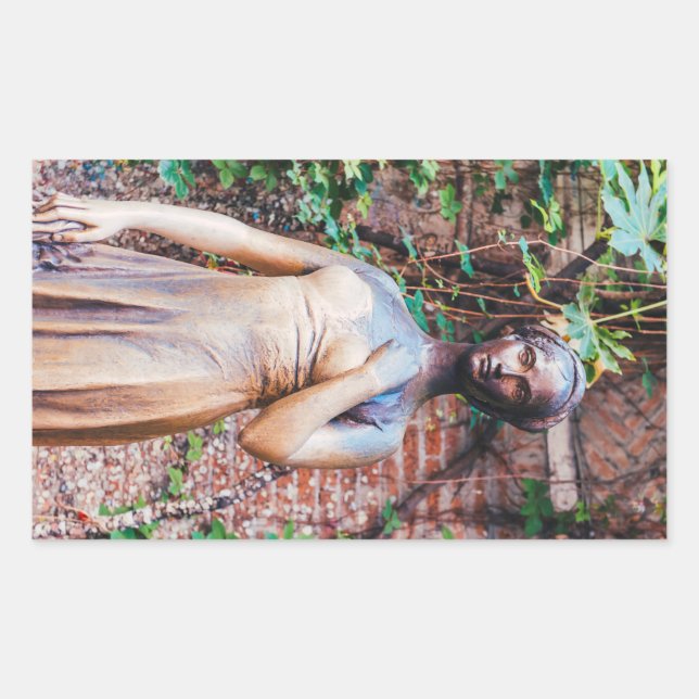 Juliet statue,Verona,Italy Rectangular Sticker (Front)