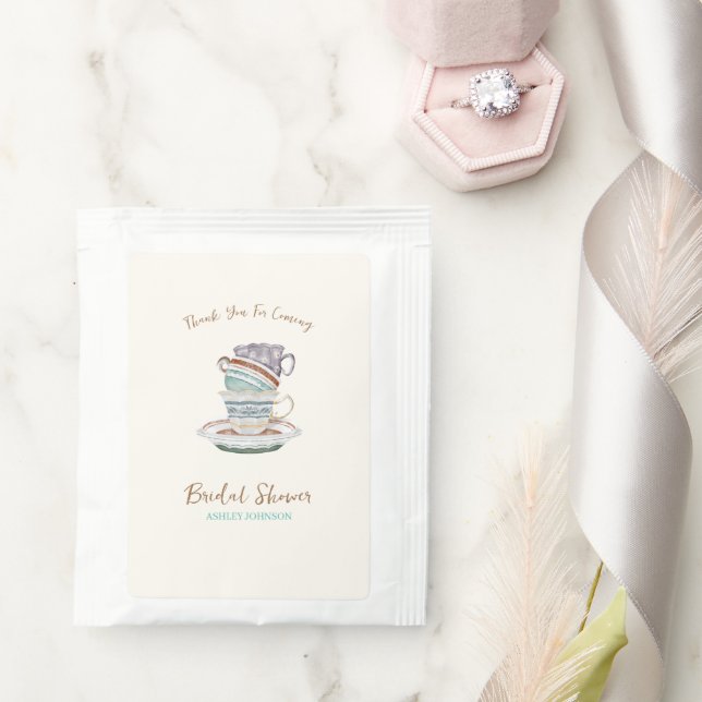 JULIET Tea Set Party Bridal Shower Tea Bag Drink Mix (Wedding)