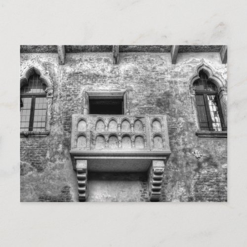 Juliets Balcony Verona Postcard