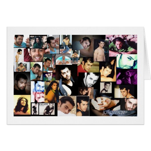 Julio photo colage cards (Front Horizontal)