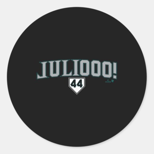 Julio Rodriguez Juliooo Seattle Baseball Classic Round Sticker