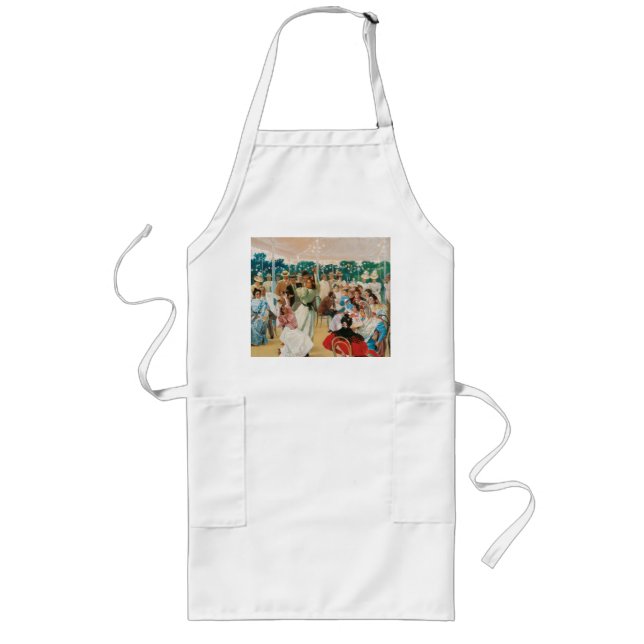 Julio Romero De Torres - The Cordoba Fair Long Apron (Front)