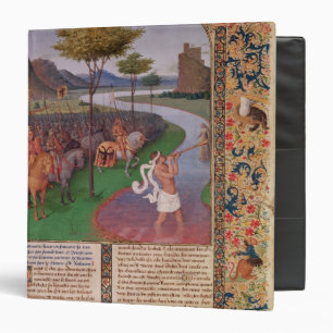 Julius Caesar  Crossing the Rubicon, c.1470 3 Ring Binder