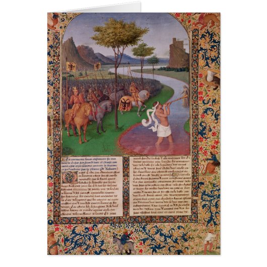 Julius Caesar  Crossing the Rubicon, c.1470 Cards (Front)