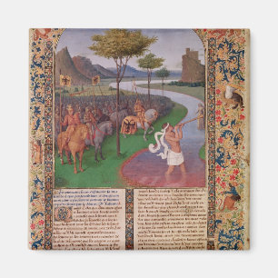 Julius Caesar  Crossing the Rubicon, c.1470 Magnet