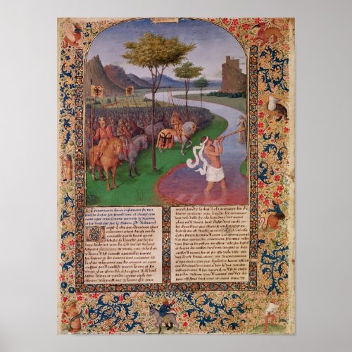 Julius Caesar  Crossing the Rubicon c1470 Poster