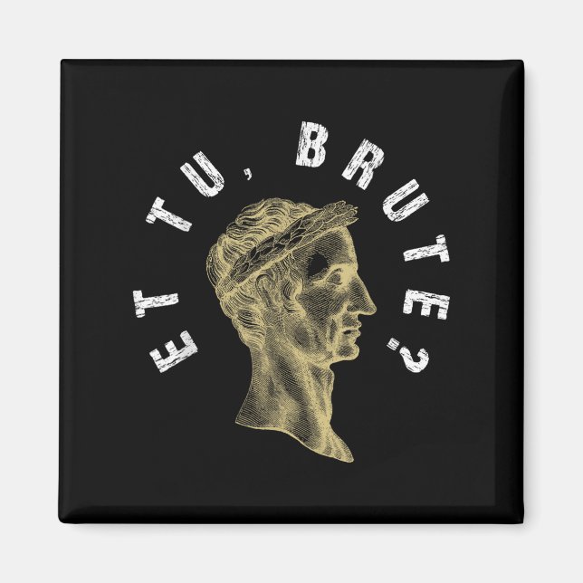Julius Caesar Et Tu Brute Spqr Roman Empire Funny  Magnet (Front)
