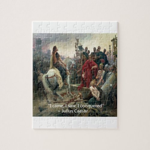 Julius Caesar I Came I Saw I Conquered Jigsaw Puzzle