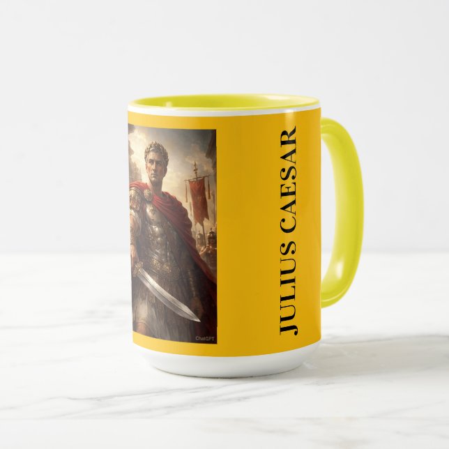Julius Caesar imperial history  Mug (Front Right)