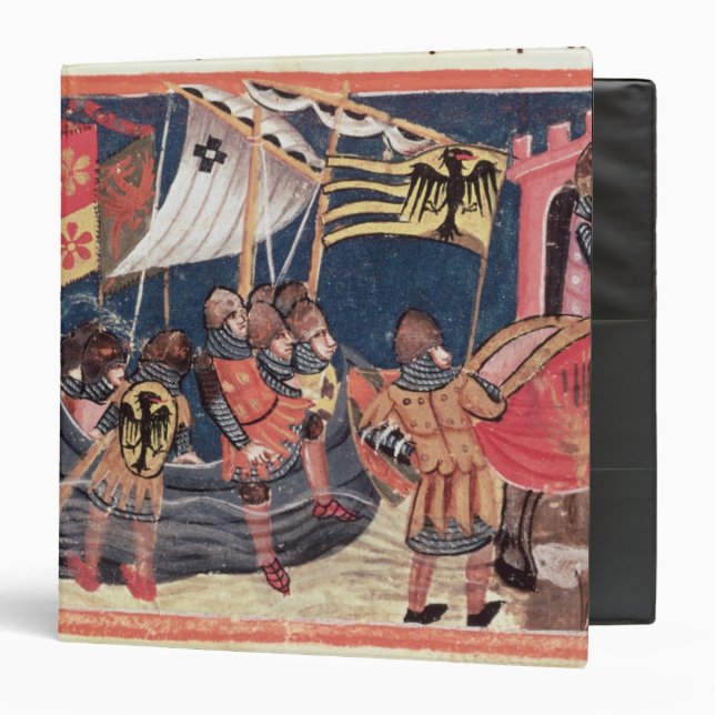 Julius Caesar  landing in England 3 Ring Binder (Front/Inside)