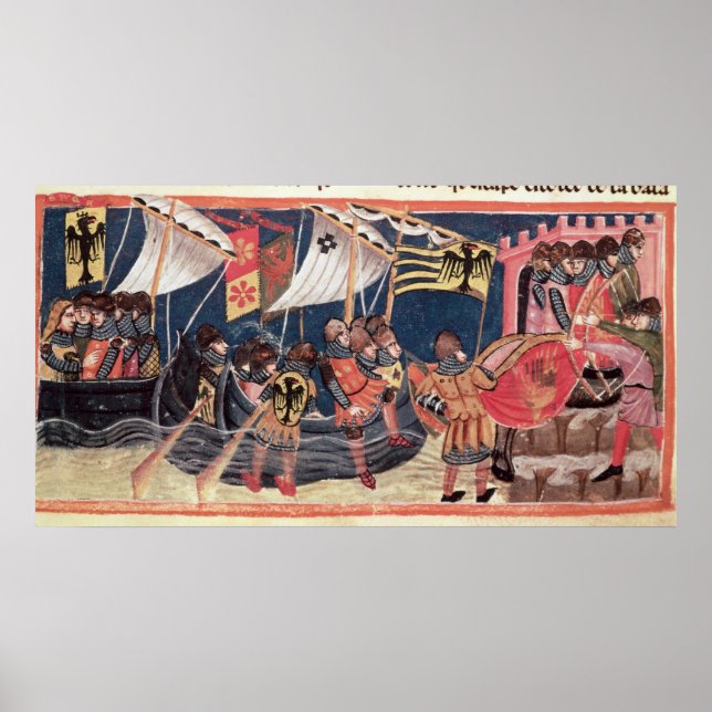 Julius Caesar  landing in England Poster (Front)