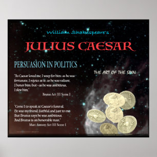 Julius Caesar Persuasion in Politics Poster