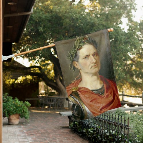 Julius Caesar Portrait House Flag