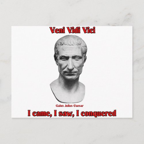 Julius Caesar Postcard